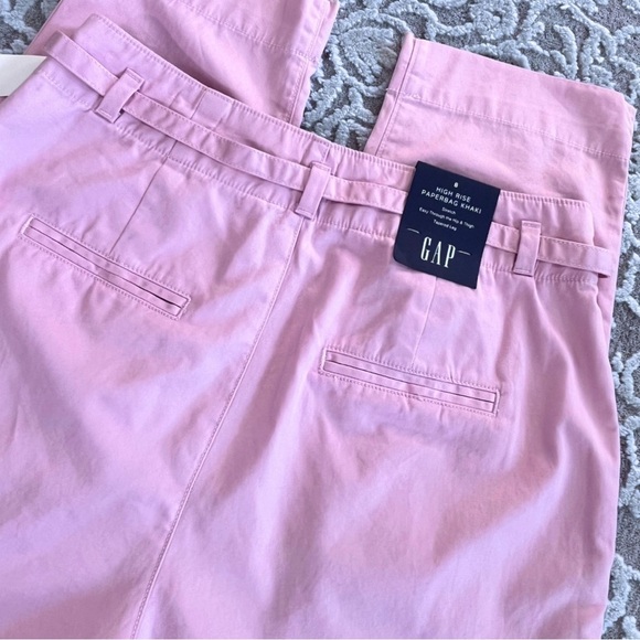NWT GAP Paperbag Khaki Pants - Picture 9 of 14